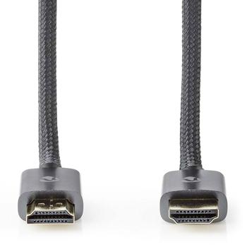 Preview: High Speed HDMI Kabel mit Ethernet, 5m - Optimale Klang- & Bildqualität für Heimkino, 4K UHD 60Hz - 18 Gbit/s, vergoldete Kontakte, Schwarz