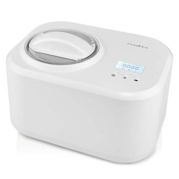 Preview: Vollautomatische Eismaschine, Ice Maker, 1 Liter, 100 W, LCD Display, starker Kühlkompressor für perfektes Glace