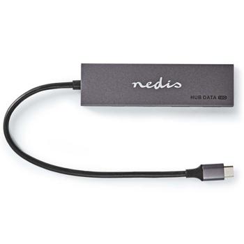 Preview: USB-C Hub, 2x USB-C 3.2 & 2x USB-A 3.2, bis zu 10 Gbit/s: Aluminium-Design, für schnelle Datenübertragung, hochwertig und elegant