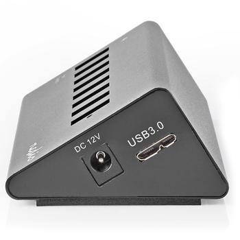 Preview: 7-Port USB 3.0 Hub - Für PC/Laptop, Smartphones, Drucker & Festplatten - 5 Gbit/s - Überspannungsschutz - Aluminium - Windows/Mac OS - Plug & Play