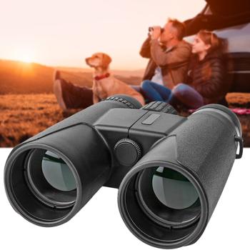 Kompaktes 10x42 Fernglas mit Dachkantprisma & Tasche – 96m Sichtfeld, schwarz – Für klare Sicht bei jeder Outdoor-Aktivität