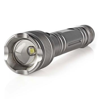 Preview: High Power LED-Taschenlampe - extrem helle 10-W-Cree-LEDs, 500 Lumen, 250m Reichweite - Wasserdichtes IPX4-Aluminiumgehäuse - Ideal für Outdoor & Camping