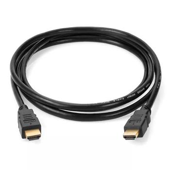 Highspeed HDMI Kabel - Ethernet fähig 1m Länge - Vergoldete Kontakte - 10,2 GBit/s 340 MHz - 1440p/120Hz - 8 PCM Dolby Digital TrueHD