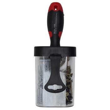 Preview: All-in-One Schraubendreher-Set mit Schrauben & Dübeln – Für jedes Projekt das passende Werkzeug, im praktischen Set