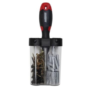 Preview: All-in-One Schraubendreher-Set mit Schrauben & Dübeln – Für jedes Projekt das passende Werkzeug, im praktischen Set