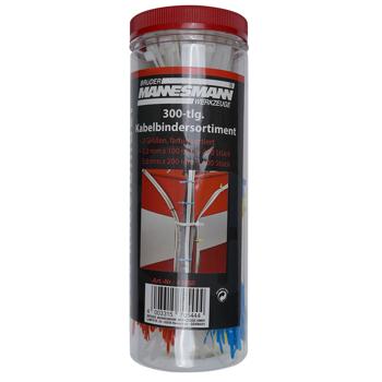 Extra starke Kabelbinder im 300-teiligen Set – vielseitig einsetzbar für Kabelmanagement, Heimwerker, Garten & Büro, wetterfest, weiss