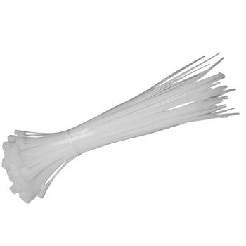 Preview: Extra starke Kabelbinder im 300-teiligen Set – vielseitig einsetzbar für Kabelmanagement, Heimwerker, Garten & Büro, wetterfest, weiss