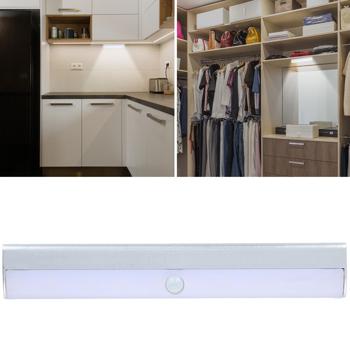 LED-Unterbaulampe Grundig mit Bewegungssensor – Sehr helle 10 LEDs für Schränke, Küchenzeilen – Einfache Klebebefestigung – 19x3x1.5 cm