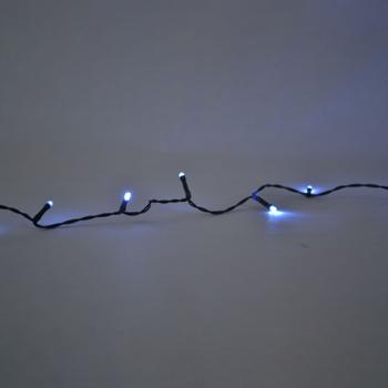 Preview: LED-Lichterkette mit Timer – 80 LEDs, 8 Leuchtfunktionen, 3 m Länge, warmweiss, IP44, für Innen & Aussen, stimmungsvoll & energiesparend