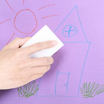 Preview: 48er Vorteilspack Schmutzradierer - Hocheffektiver Reinigungsschwamm für Küche, Wohnzimmer & Möbel - Melamin-Schaum, 9x6x3 cm - Ohne Chemie