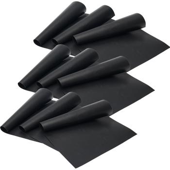 Preview: Dauer BBQ-Grillmatte, 9er-Set Bratmatte aus Glasfaser-Material, wiederverwendbar, für Gasgrill, Holzkohlegrill, Elektrogrill, lebensmittelkonform