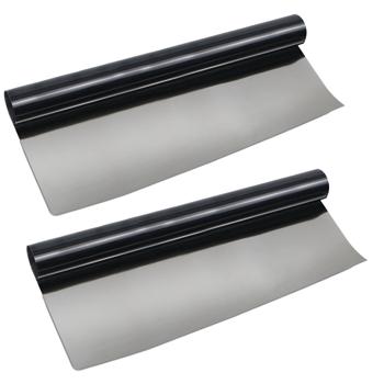 2er Set Sichtschutzfolie 50 x 200 cm – dunkle, selbstklebende Fensterfolie mit UV-Schutz – blickdicht & ideal für Fenster, Büro & Wohnräume