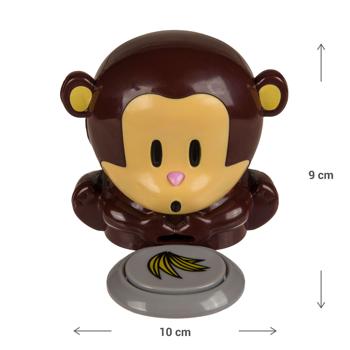 Preview: Nageltrockner Affe - Schnelles Trocknen für glänzende & lang haltende Nägel - Lustiges Design, batteriebetrieben, ideal für unterwegs & Teenager