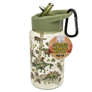 Preview: Kinder Trinkflasche Dinosaurier, 450 ml