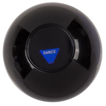 Trinkspiel Entscheidungsball - Zufallsaufgaben für unvergessliche Abende - robust, tragbar, Ø 10 cm, für Partys & Garten, batterie- und stromlos