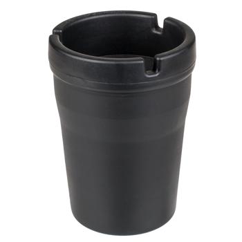 Rauchfreier Aschenbecher schwarz – 10 x 8 cm – geruchsreduzierend & stilvoll – ideal für Innenräume, rauchfreie Umgebung & saubere Luft