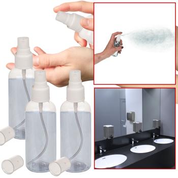 3er-Set Zerstäuberflasche 100 ml – für Deo, Öl & Flüssigkeiten – nachfüllbar, fein sprühend & auslaufsicher – perfekt für Reisen, Kosmetik & Haushalt