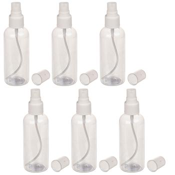 Preview: 6er-Set Zerstäuberflasche 100 ml – für Deo, Öl & Flüssigkeiten – nachfüllbar, fein sprühend & auslaufsicher – perfekt für Reisen, Kosmetik & Haushalt