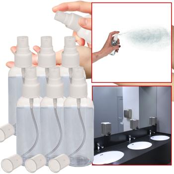 6er-Set Zerstäuberflasche 100 ml – für Deo, Öl & Flüssigkeiten – nachfüllbar, fein sprühend & auslaufsicher – perfekt für Reisen, Kosmetik & Haushalt