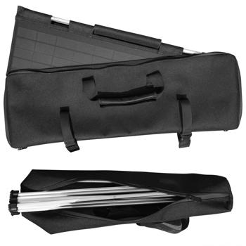 Preview: Faltbarer Solar-Campingtisch (20W): USB-A & USB-C Anschlüsse, 60,8x40,5 cm, schwarz - Mobile Stromversorgung für Outdoor-Abenteuer