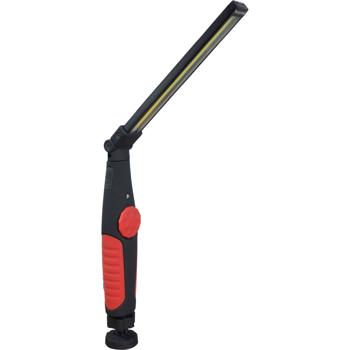 Preview: Handlampe 5W 400Lm dimmbar - Drehbarer Kopf (180° neigbar, 270° drehbar) für KFZ-Reparatur, Werkstatt & Keller - 2000 mAh Li-Ion-Akku - Magnetfuss - bis 10h