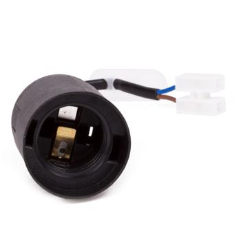 Preview: Lampenfassung E27 Gewinde 3er-Set - Ideal für schnelle Lichtmontage, Baustellen, Bastelarbeiten & DIY-Projekte - Schwarz, robust, inkl. Kabel & Aufhänger