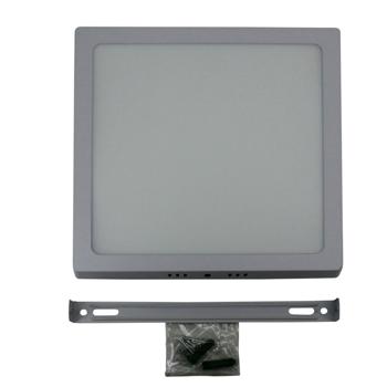 LED-Deckenleuchte eckig mit Milchglas - 1350 Lumen, 18W - Warmweiss - IP20 - Langlebig (30.000h) - Für alle Innenräume ausser Bad