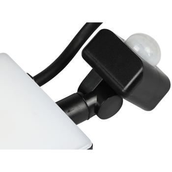 Preview: LED-Strahler ultraflach - Mit Bewegungssensor & SMD LED Beleuchtung für Hof, Haus, Eingang, Keller, Garage - 10W, IP44, 6000K, 120 Grad