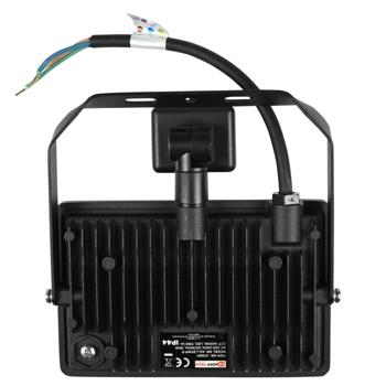 Preview: Ultra-flacher LED-Strahler, 30W, IP44, Alu-Gehäuse, Bewegungssensor – für den geschützten Außenbereich, Festanschluss, modernes Design