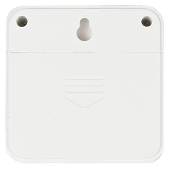 Preview: Moderne Wetterstation mit Farb-Display, Aussenfühler & Wecker: Temperatur, Luftfeuchtigkeit, Barometer – stilvolle Wetterüberwachung in Schwarz