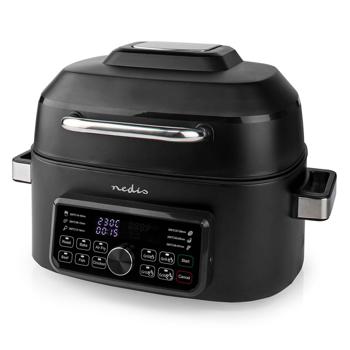 Preview: XL Digitaler Heissluft-Fritteusegrill, 120 °C bis 265 °C , 6 l, Timer, Air Fryer, 1660 W, mit Grillfunktion und 7 vorprogrammierte Kocheinstellungen