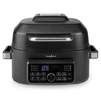 Preview: XL Digitaler Heissluft-Fritteusegrill, 120 °C bis 265 °C , 6 l, Timer, Air Fryer, 1660 W, mit Grillfunktion und 7 vorprogrammierte Kocheinstellungen