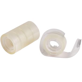 Preview: Klebebandabroller - Inkl. 5 Rollen Klebeband für sofortigen Einsatz - Ideal für Haushalt, Büro & Basteln - Vielseitig zum Verpacken & Beschriften