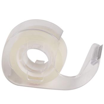 Preview: Klebebandabroller - Inkl. 5 Rollen Klebeband für sofortigen Einsatz - Ideal für Haushalt, Büro & Basteln - Vielseitig zum Verpacken & Beschriften