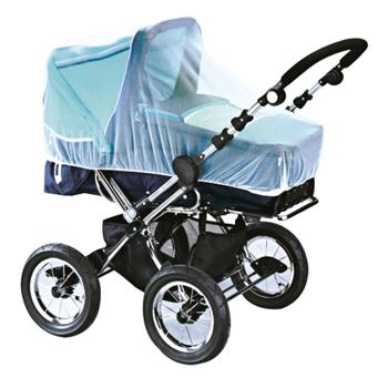 Preview: Moskitonetz für Kinderwagen, Babyschale, Babybett - Effektiver Insektenschutz für Ihr Baby - Faltbar, 30x70x130cm, universell passend