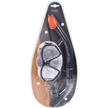 Preview: Taucherbrille Schnorchel Set Schwarz-Weiss - Tauch-Set für Meer, See & Pool - Ergonomisches Design, passt sich dem Kopf an - Urlaub, Schwimmen, Unterwasserwelt