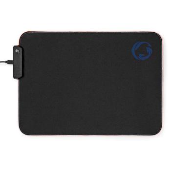 Preview: XL Gaming Mauspad - RGB-LED-Beleuchtung für individuelle Atmosphäre - pixelgenaues Tracking, rutschfeste Unterseite - 355x10x251mm - Mikrofaser/Gummi