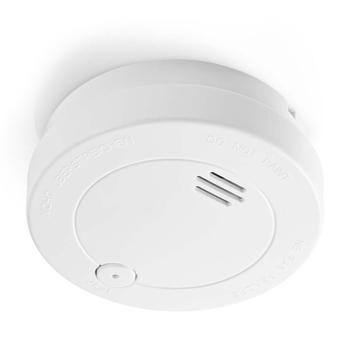 Preview: Zuverlässiger Rauchwarnmelder, weiss, mit lautem 85 dB Alarm, EN-14604 zertifiziert, langlebigem 10-Jahres-Sensor & 1 Jahr Batterie-Laufzeit