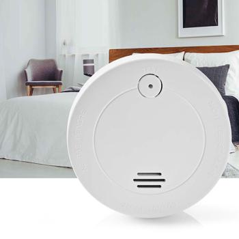 Zuverlässiger Rauchwarnmelder, weiss, mit lautem 85 dB Alarm, EN-14604 zertifiziert, langlebigem 10-Jahres-Sensor & 1 Jahr Batterie-Laufzeit