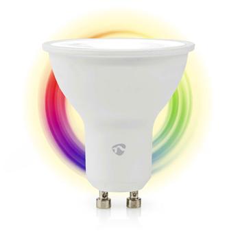 Preview: SmartLife WLAN LED Spot GU10 RGBW 4.7W - Dimmbar, Farbtemperatur 2200-6500K - App (Android & iOS) & Sprachsteuerung (Google Home/Alexa)