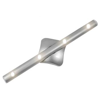 Mobile LED-Lichtleiste, Batterie, 22cm – Magnetisch/Klebestreifen, 4 LEDs, einfache Anbringung, praktische Stableuchte
