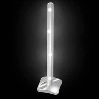 Preview: Mobile LED-Lichtleiste, Batterie, 22cm – Magnetisch/Klebestreifen, 4 LEDs, einfache Anbringung, praktische Stableuchte