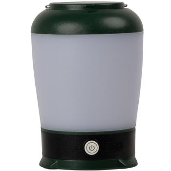 Preview: LED-Campinglampe - aufladbar mit 3 Leuchtmodi - ideal für Camping Wandern Home & Garten - USB-C Ladeport mit 1200 mAh Akku - Ø 9,5x13,5 cm