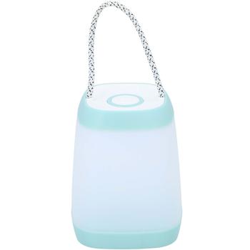 Preview: Tragbare LED Camping Laterne mit Seilkordel – 3 Helligkeiten, batteriebetrieben, warmweiss, leicht & robust – Ideal für Camping, Garten & Notfälle