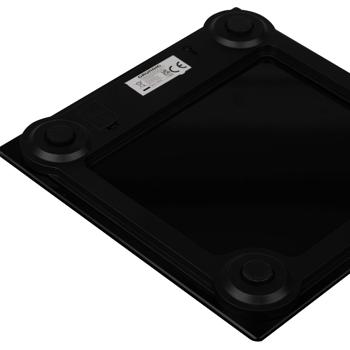 Preview: Personenwaage mit Körperanalyse – bis 180 kg, mit Datenspeicher & Display – präzise, modern & stilvoll in edlem Schwarz – ideal für Fitness & Gesundheit