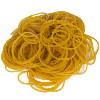 Gummibänder Natur - 50g Küchengummis & Haushaltsgummis - Vielseitig einsetzbar für Küche, Büro, Haushalt & Schule - Zum Verschliessen & Bündeln