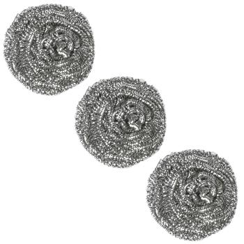 Topfreiniger Scheuerspirale, 3er-Set, Edelstahl