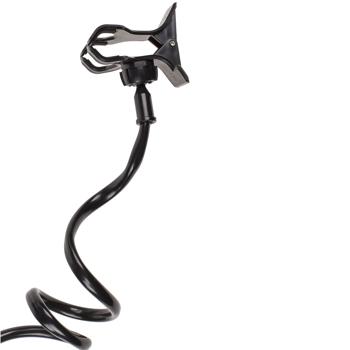 Preview: Smartphone-Halterung Schwanenhals mit Clip - Universalhalterung mit flexiblem 60 cm Arm - Perfekt zum Kochen, Filme schauen & Autofahren