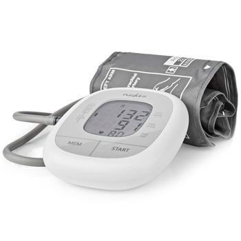 Blutdruckmessgerät mit Farbanzeige - Grosse LCD-Anzeige, 2x60 Speicher, Herzrhythmusstörungserkennung - Oberarmmanschette 22-42 cm für präzise Messung