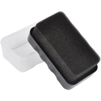 Polierschwamm für Leder & Kunstleder - Schonende Politur für Schuhe & Möbel - Hygienisch, auswaschbar, 10.5cm, hohe Saugkraft